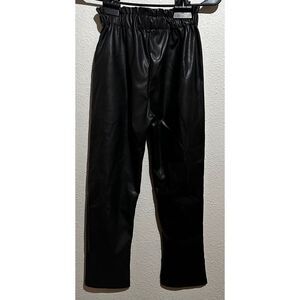 Faux‎ kids leather pant size 10